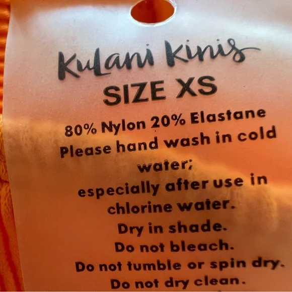 KULANI KINIS ORANGE BIKINI SET - Picture 11 of 15